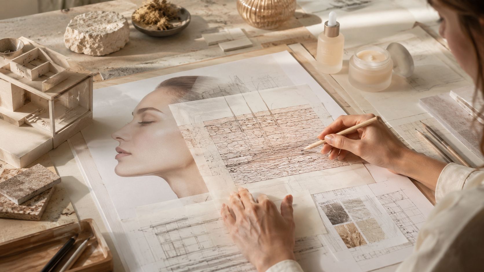 Beautiful Clean Skincare Ingredients Banner