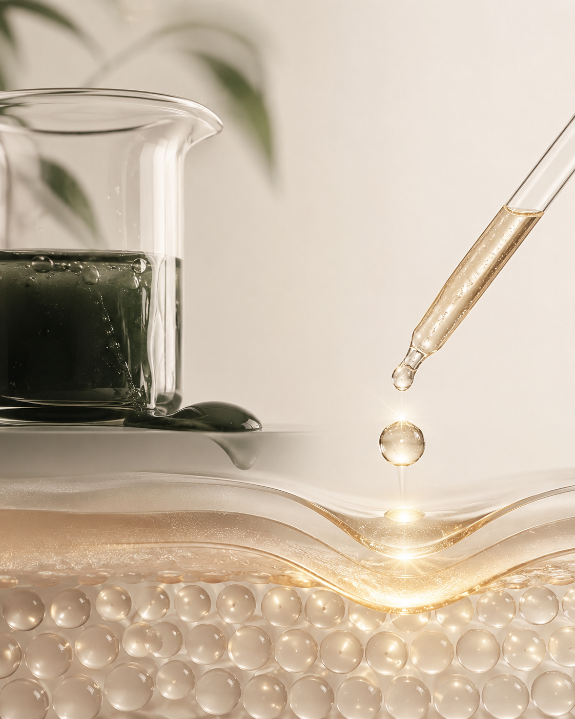High concentration testing in premium beaker container